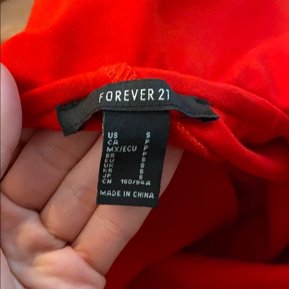 Forever 21 Red Formal Dress. Size small - Picture 3 of 3